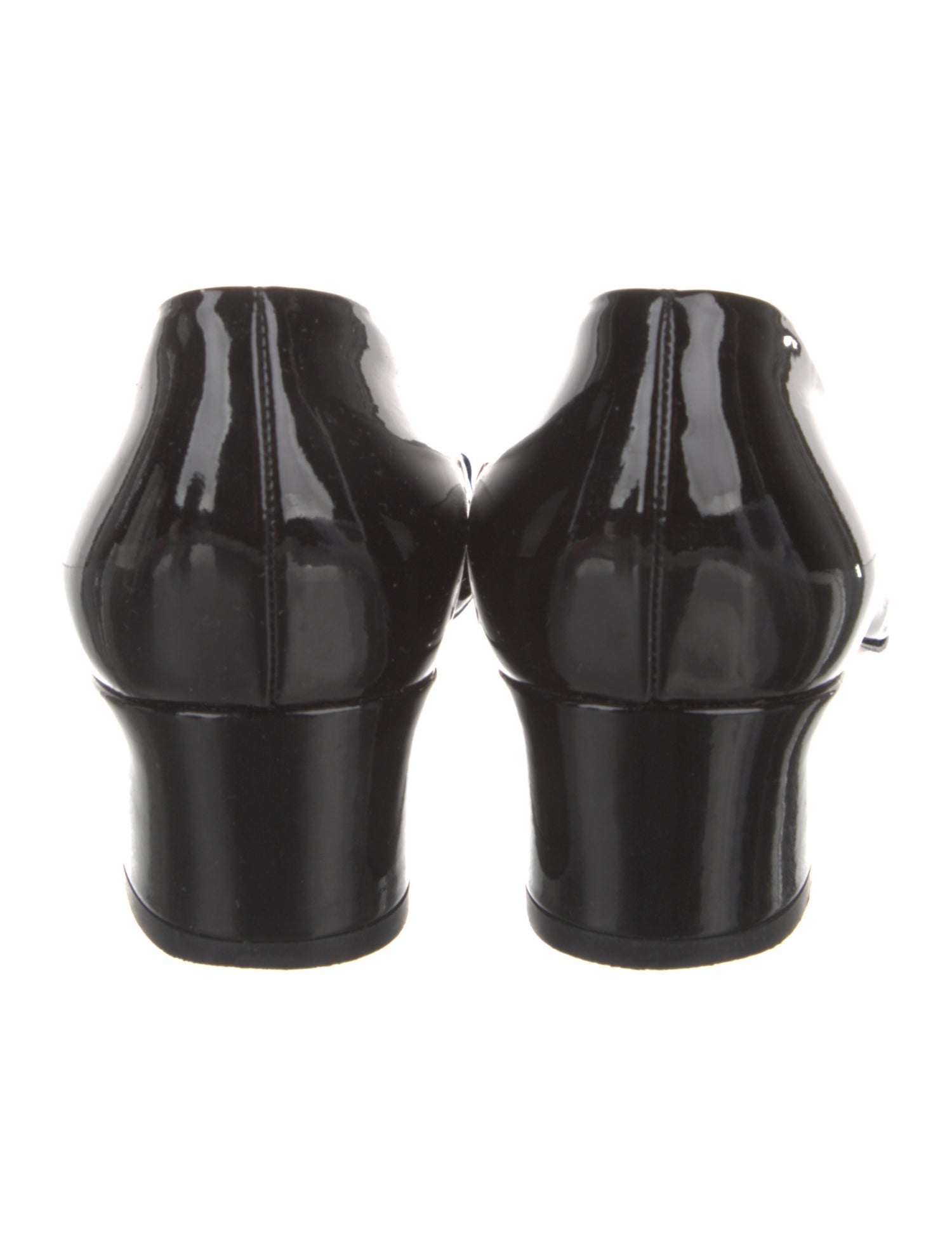 Gucci Horsebit Accent Patent Leather Pumps